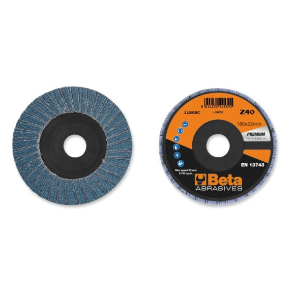 Beta 11204A Dischi lamellari D.115 Z40 Grana 40 confezione 10 pezzi