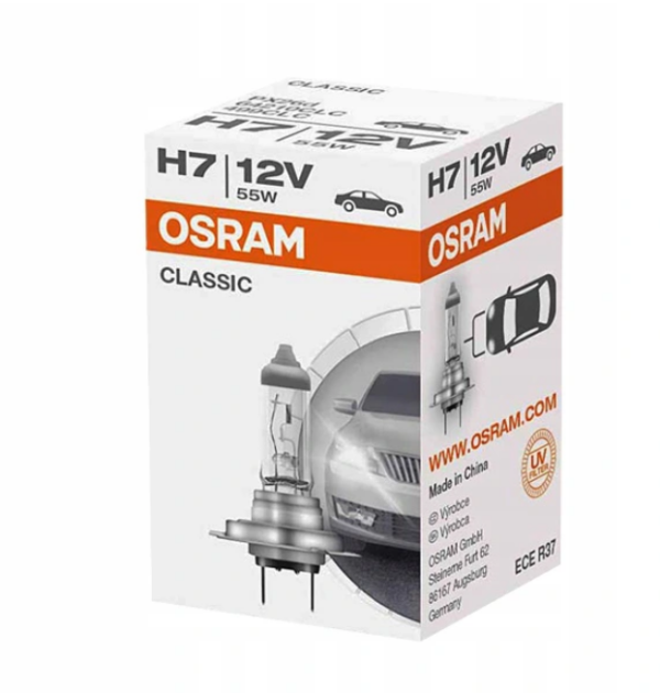 64210CLC Osram 100 lampade alogene H7 12 Volt 55 Watt