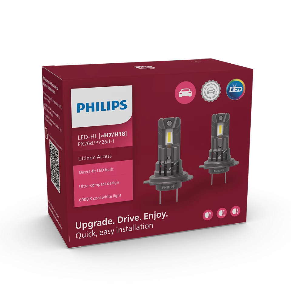 Espositore da banco Philips Ultinon Access 12 Volt 4 Kit H7/H18 + 2 Kit H4 56969U2500SD